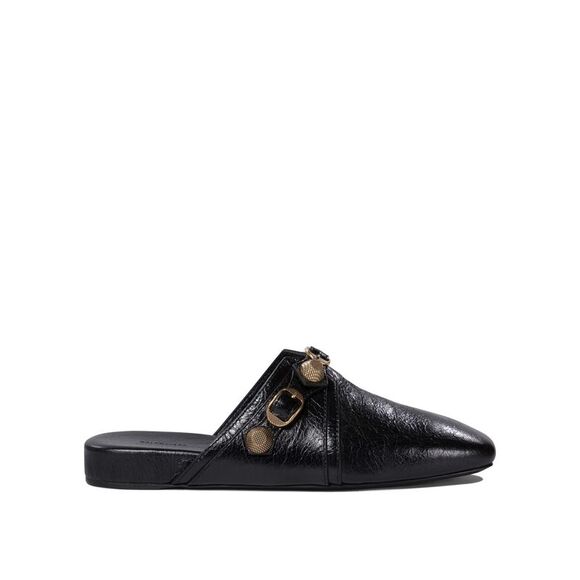 Balenciaga Women Slipper "Cagole" In Pelle Borchiata - Picture 1 of 5